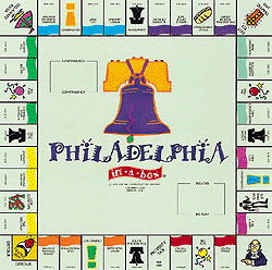 Philadelphia Monopoly Game Board