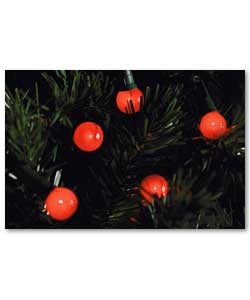 120 Outdoor Red Berry Lights product image