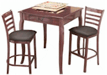monopoly pub game tables for scrabble, checkers, chess, and backgammon