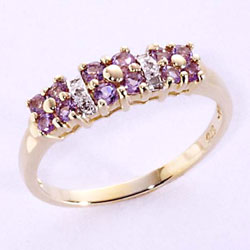 Rocks Diamond Engagement Ring