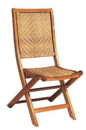 Wicker folding chair product image