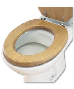 Unbranded Antique Pine Toilet Seat