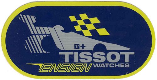 Tissot Watches Ensign Logo Sticker (13cm x 6cm) product image