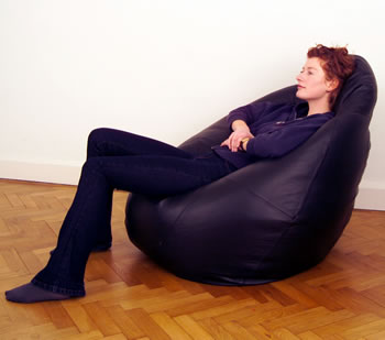 High Back Leather Bean Bag product image
