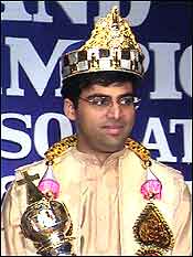 Viswanathan Anand, World Rapid Chess Champion