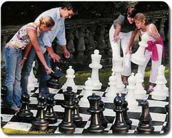 Outdoor Giant Chess Sets by Rolly Toys