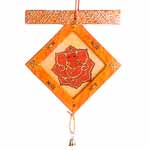 Ganeshji Latkan (Hand made paper in Orange Color)