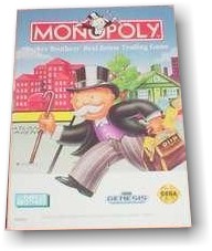 Monopoly for Sega Genesis Game Console