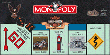 Harley Davidson Accessories and Monopoly Game
