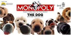 The Dog Monopoly Game NEW, man's best friend game, popular pooches, labrador, pug, golden retriever, german shepherd