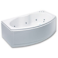 Phoenix Corsica 24 Jet Bow Fronted Luxury Whirlpool/Airpool Bath product image