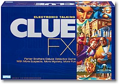 Electronic Talking Clue FX game from Parker Bros.