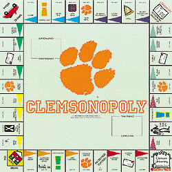 Clemson University Monopoly Game Board