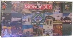 Rare Green Bay City Monoply Game