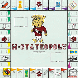 Mississippi State Monopoly Game Board