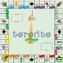 Toronto in a box Opoly Game Board