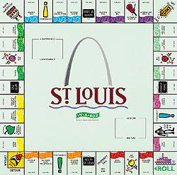 St. Louis Monopoly Opoly Game Board