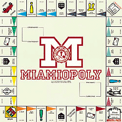Miami University Monopoly Game Board