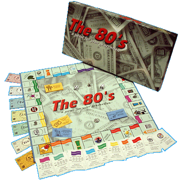 80s Generation Monopoly Game