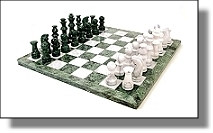 Green Marble Chess Sets