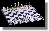 Dani Crystal Chess Set