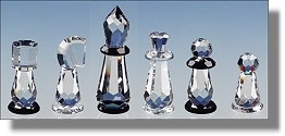 Strass Crystal Chess Set