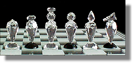 Mini Crystal Chess Set 