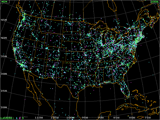 UFO Sightings Map: UFO Shapes USA