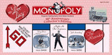 I Love Lucy Monopoly Game w/ Free Gift
