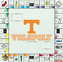 University of Tennessee Monopoly Game Board