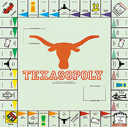 University of Texas Monopoly Game Board