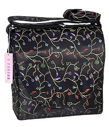 Oriental Brocade Diaper Bag