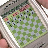 Excalibur Touch Chess Screen Close-up