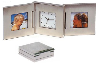 Folding Clock Photo Frame product image