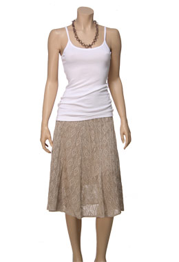 White by Sabatini Crochet Skirt by White by Sabatini product image