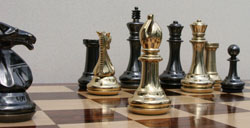 The Grand Master Brass Chess Set