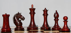 The New American Bud rosewood Chess Set