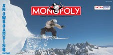 Snowboarder monopoly game, goggles, hat, helmet, boots, ratchet, new 2004 collectors edition