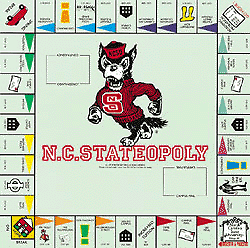 NC STATEOPOLY Game Board Description