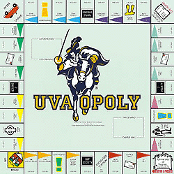 University of Virginia opoly board game description