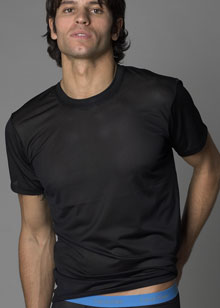 Calvin Klein Pro Mesh short sleeve crew shirt product image