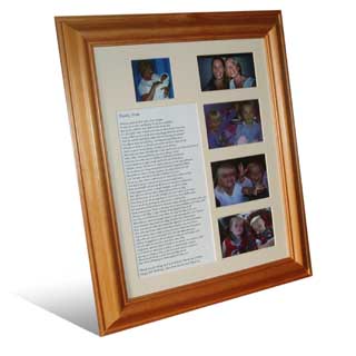 Personalised Poem and Pictures product image
