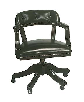 Furniture123 Court Leather Swivel Chair product image