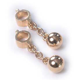 Gold Ball and Chain Cufflins product image