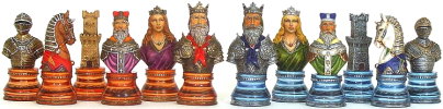 The Medieval Court Chess Set
