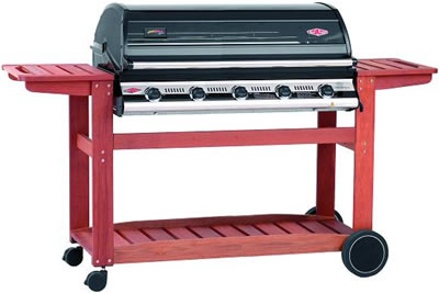 Unbranded Discovery 5 Burner Roaster BBQ - Timber Trolley