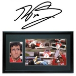 signed Alain Prost Framed Photographic Set product image
