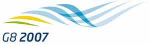 German G8 logo: waves