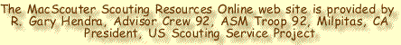 The MacScouter Scouting Resources Online