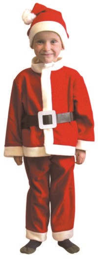 Value Costume: Child Santa Suit (Small 4-6yrs) product image